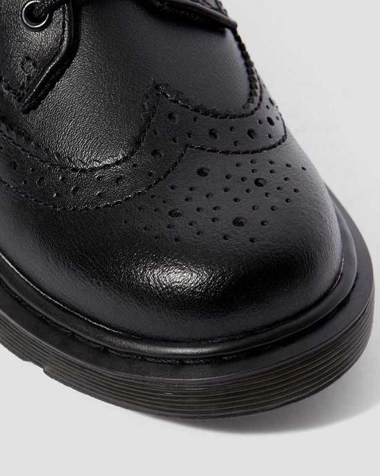 Tenis Dr. Martens 3989 Brogue Niña Negros MX-79154